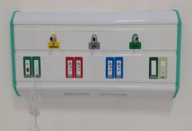 Painel de Gases com Tomadas